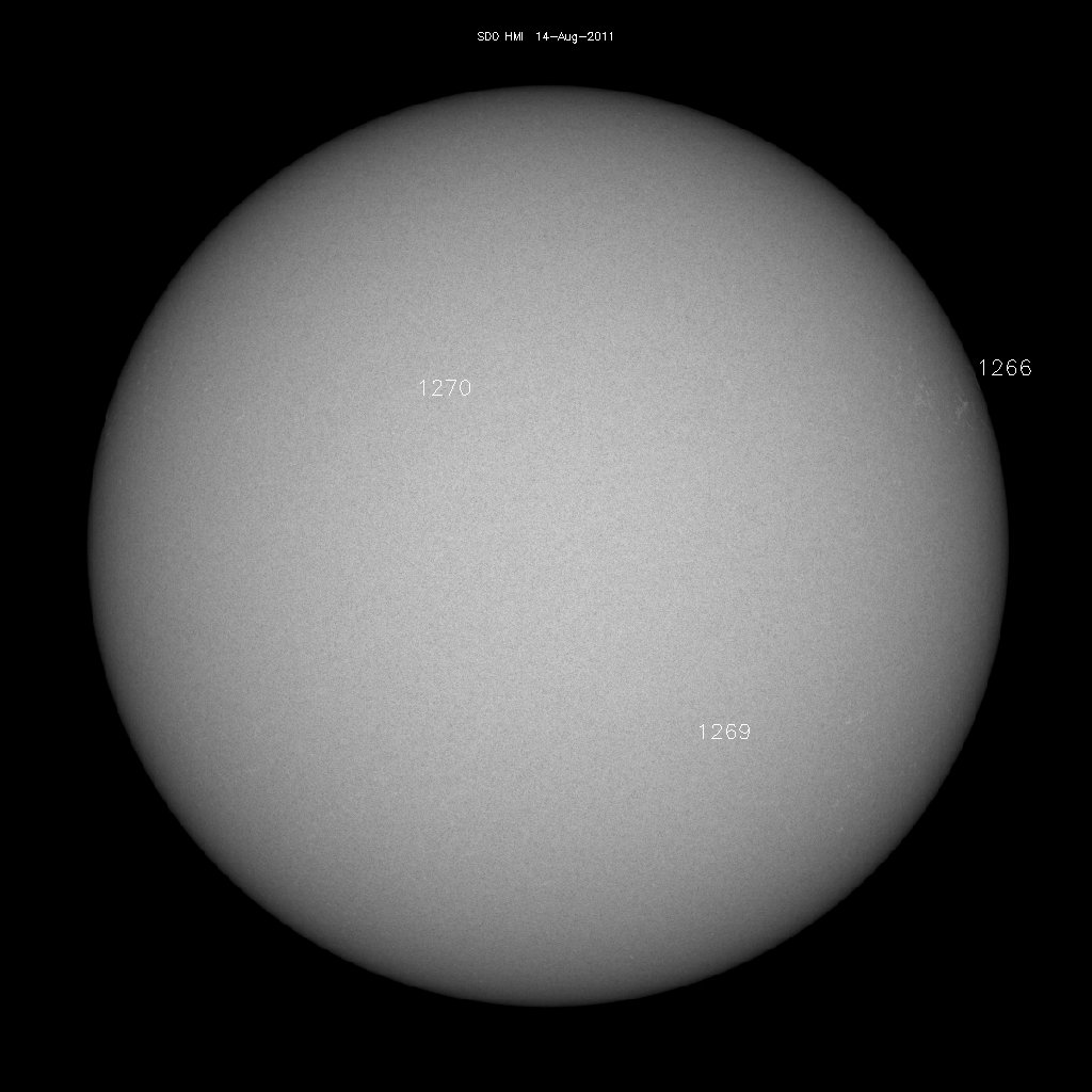 Sunspot regions