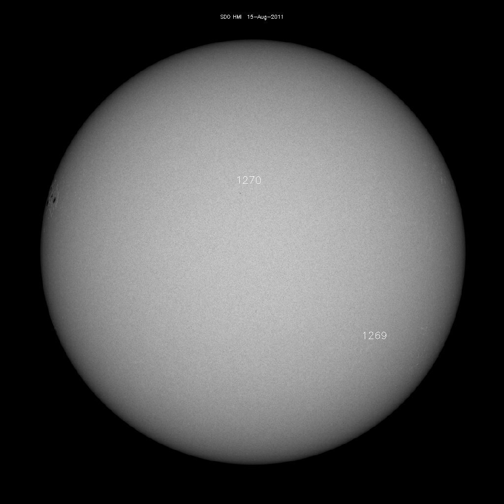 Sunspot regions