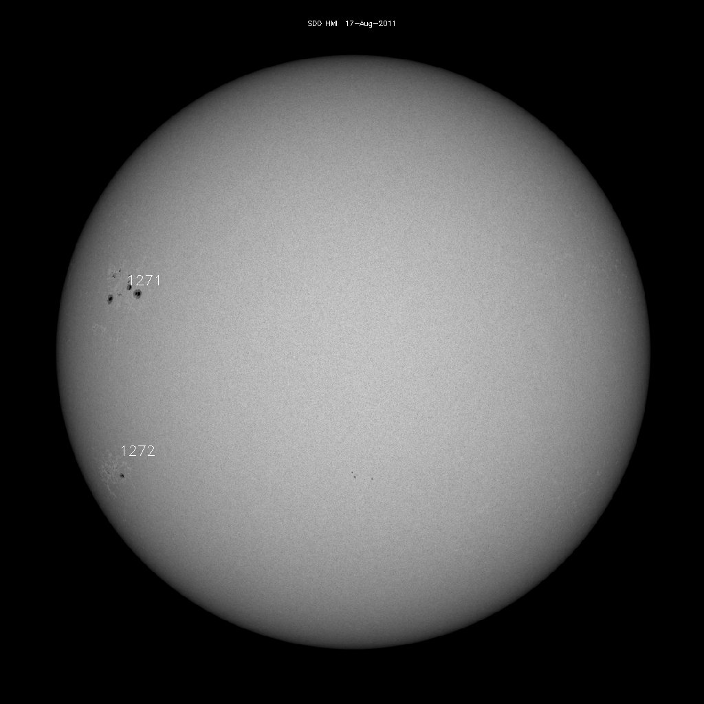 Sunspot regions