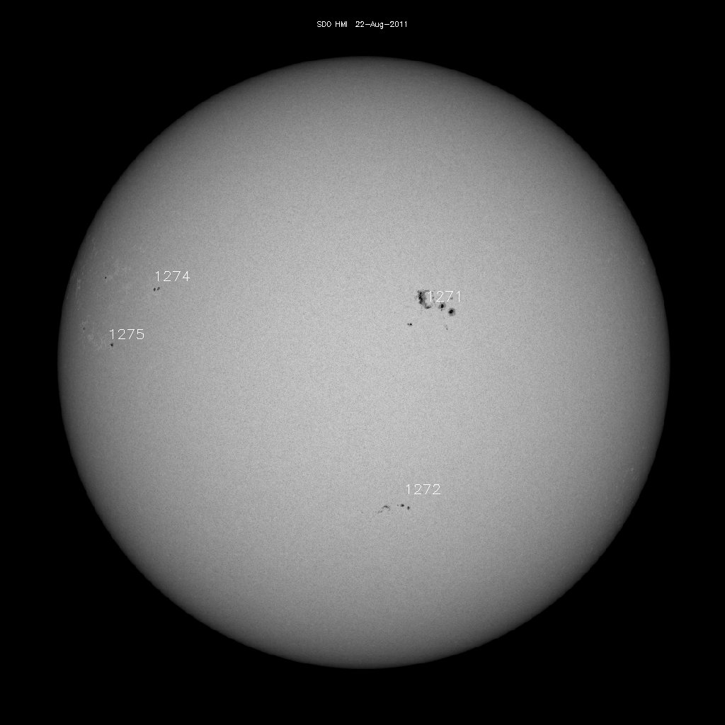 Sunspot regions