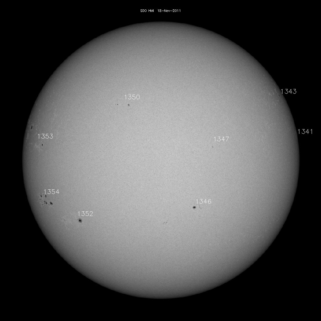 Sunspot regions