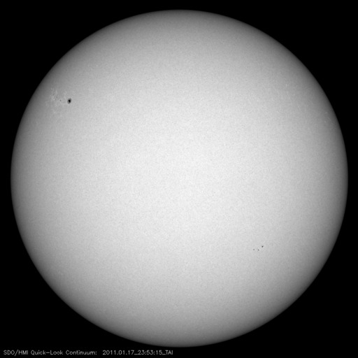 Sunspot regions