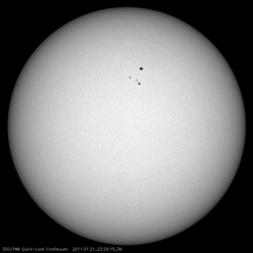 Sunspot regions