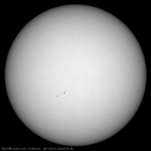 Sunspot regions