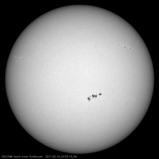 Sunspot regions