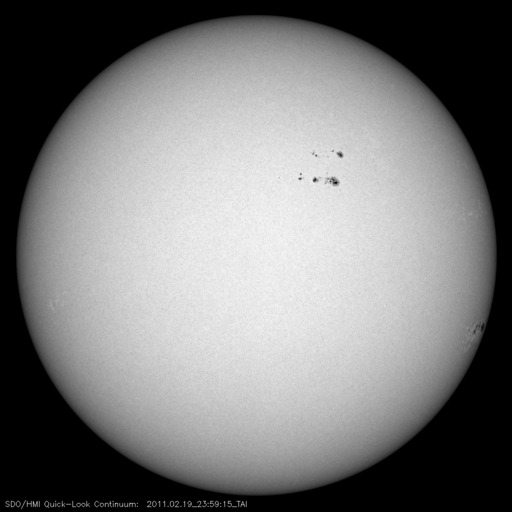 Sunspot regions