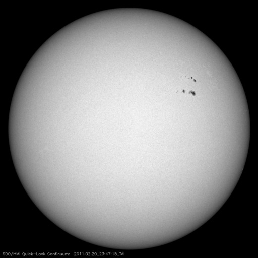 Sunspot regions