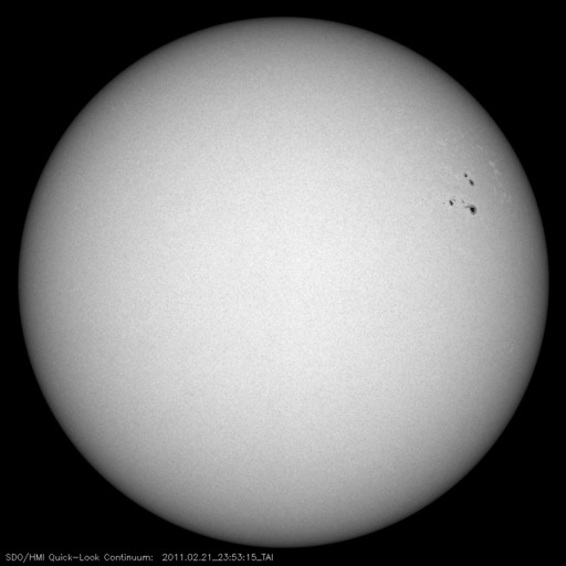 Sunspot regions