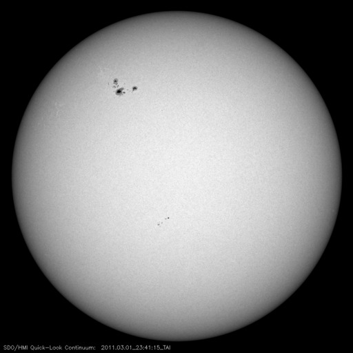 Sunspot regions