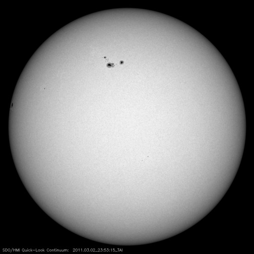 Sunspot regions