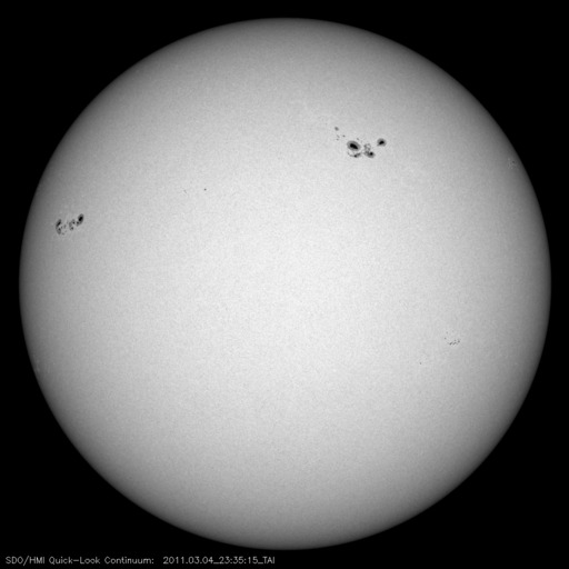 Sunspot regions