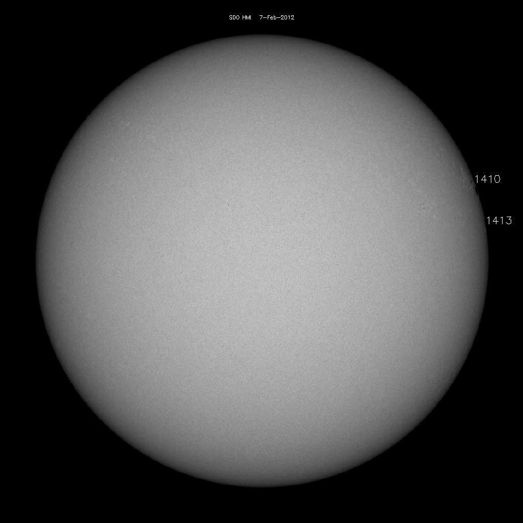 Sunspot regions