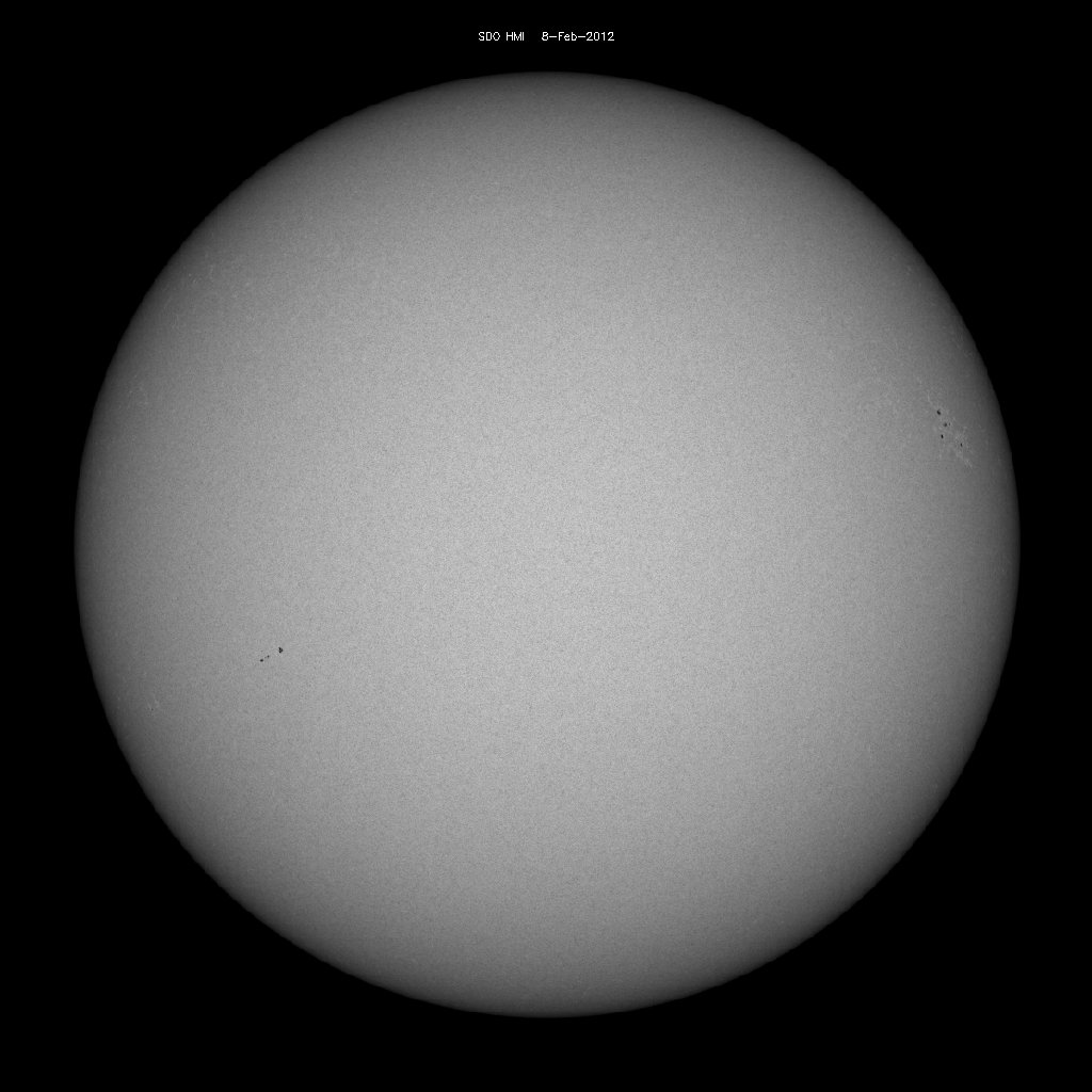 Sunspot regions