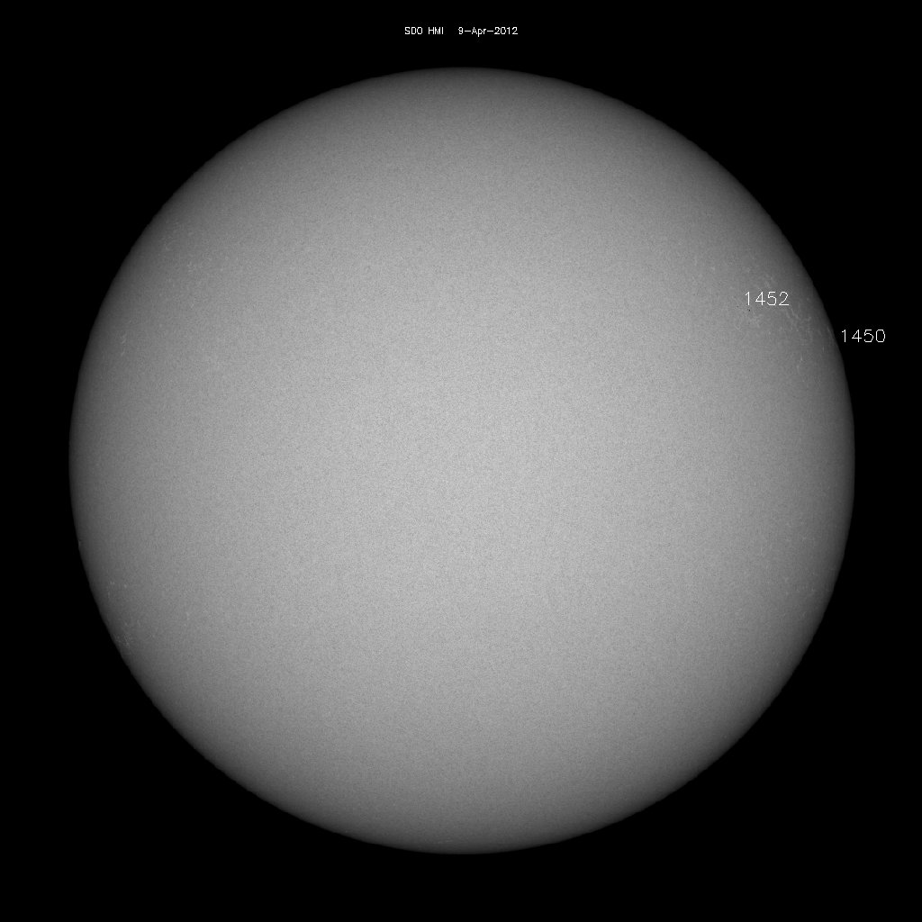 Sunspot regions