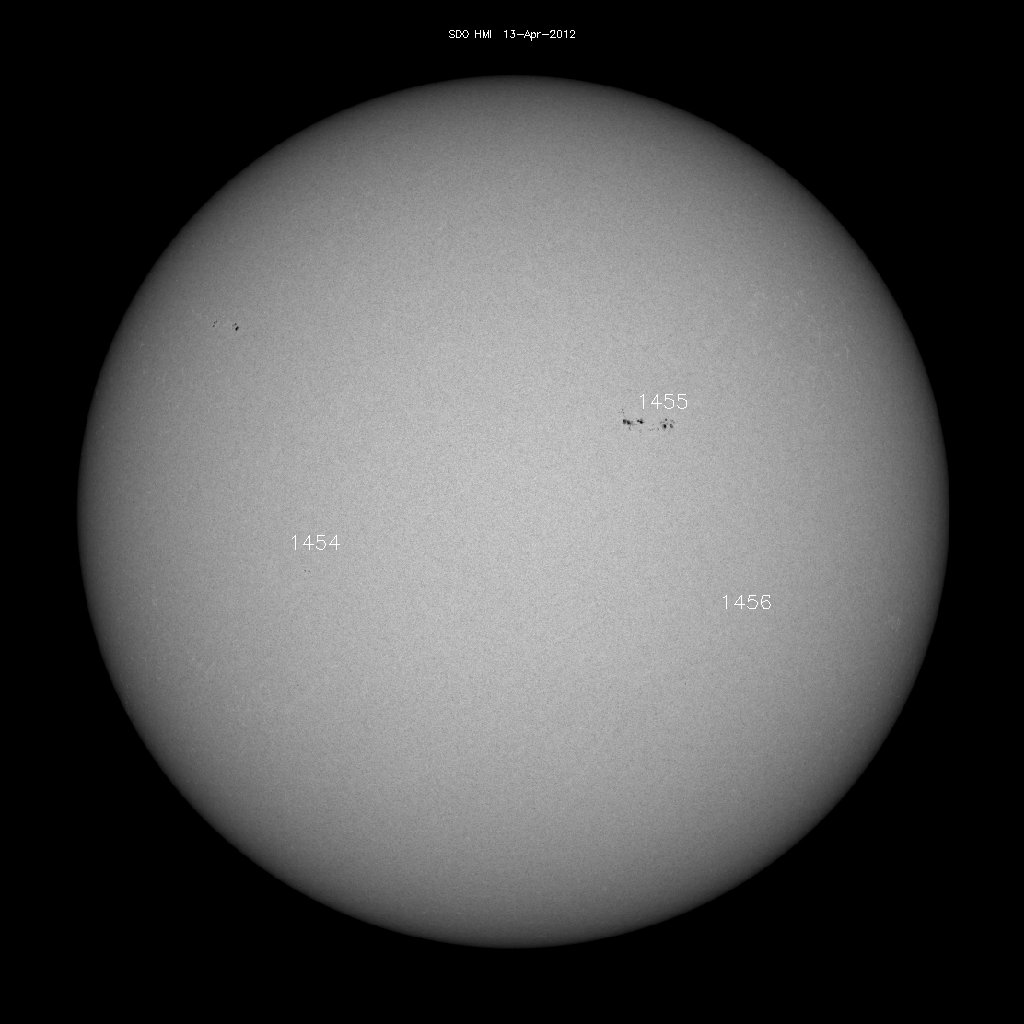 Sunspot regions