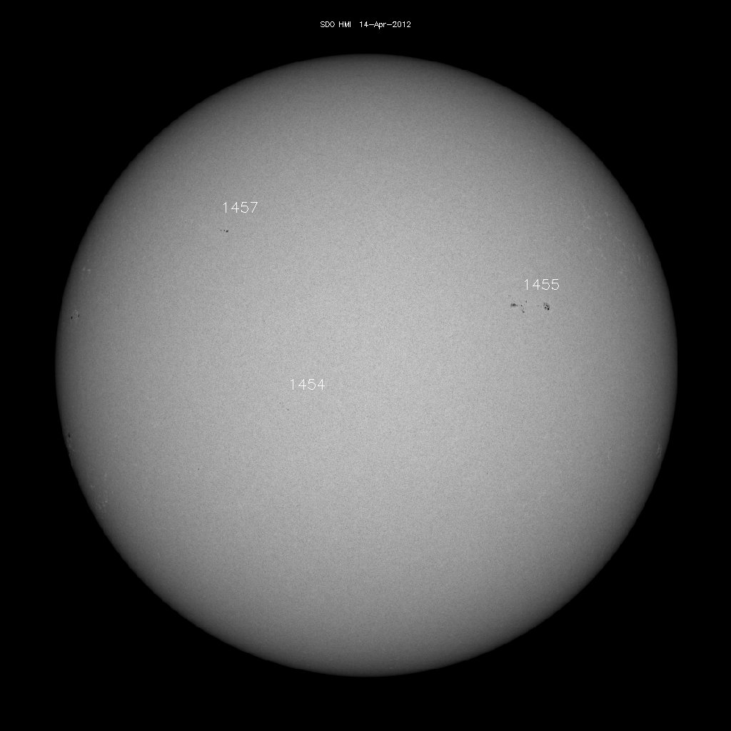 Sunspot regions