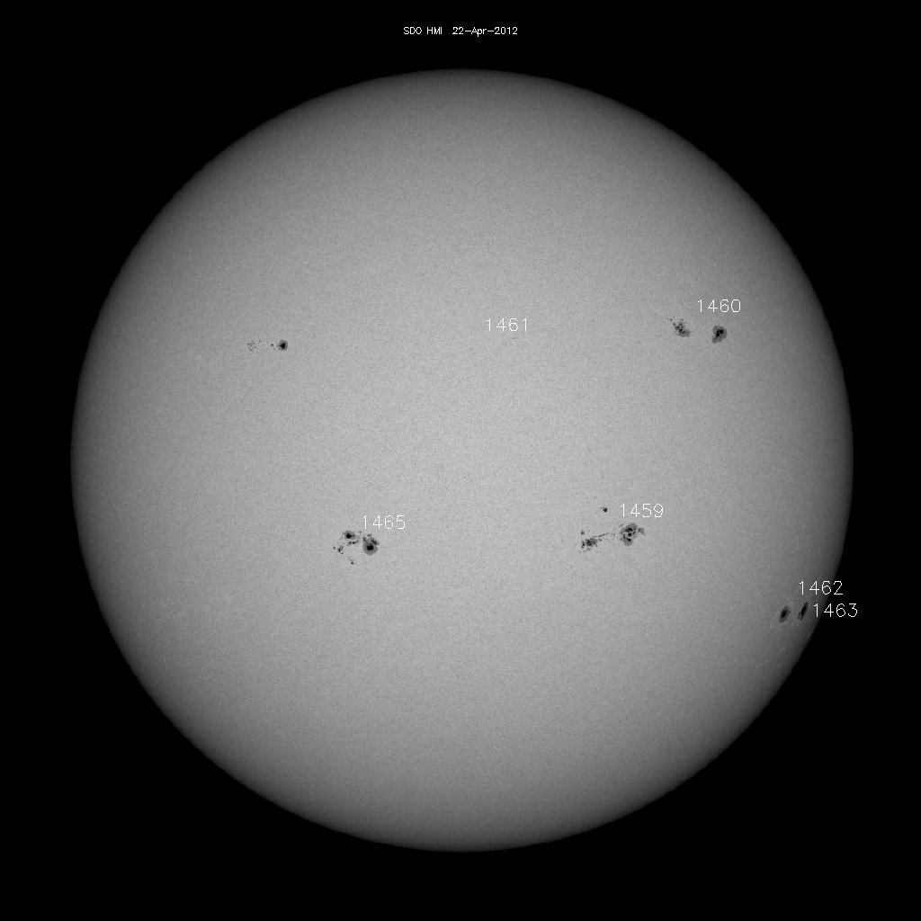 Sunspot regions