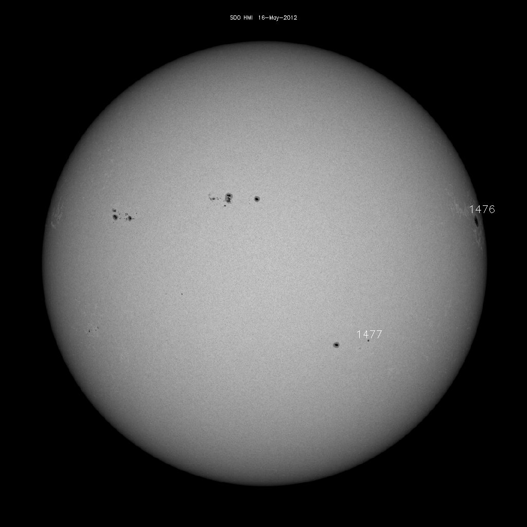 Sunspot regions