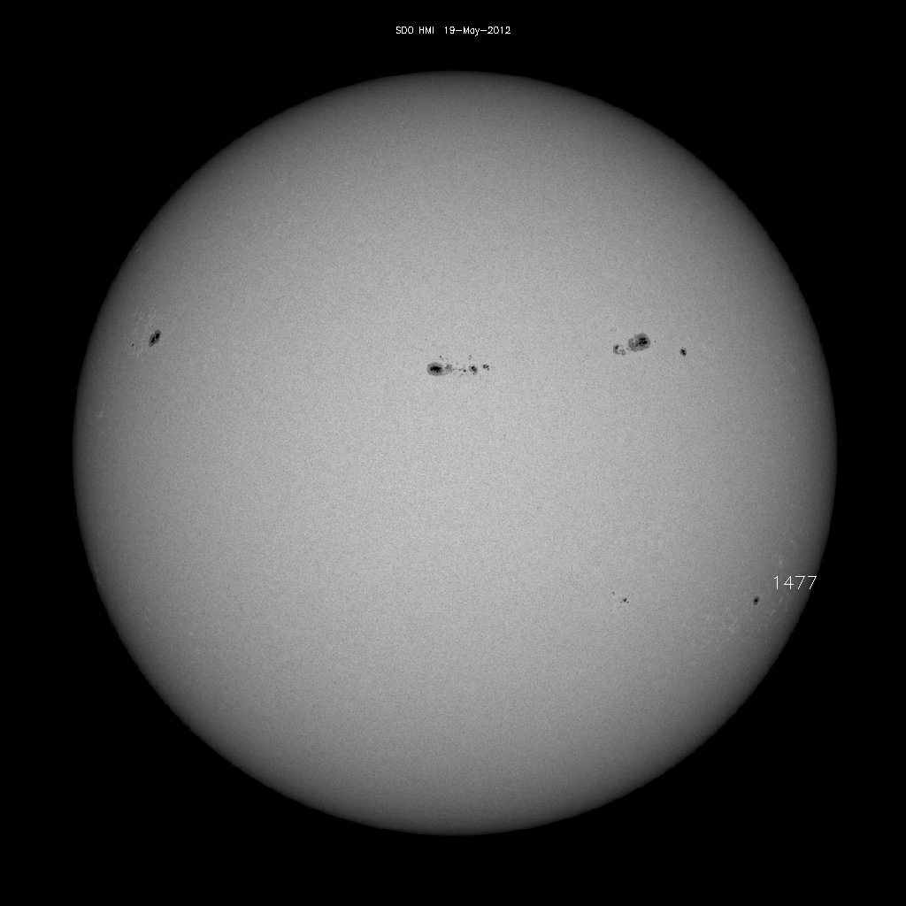 Sunspot regions