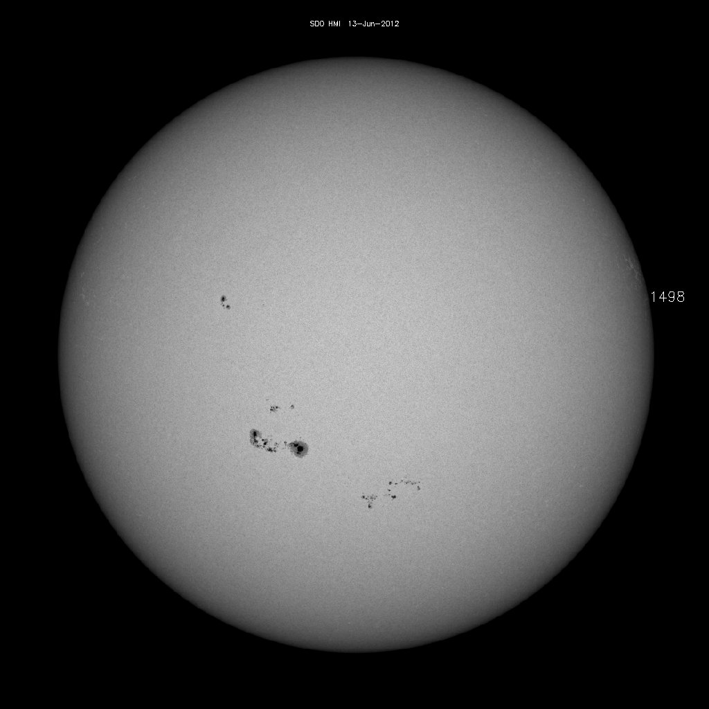 Sunspot regions