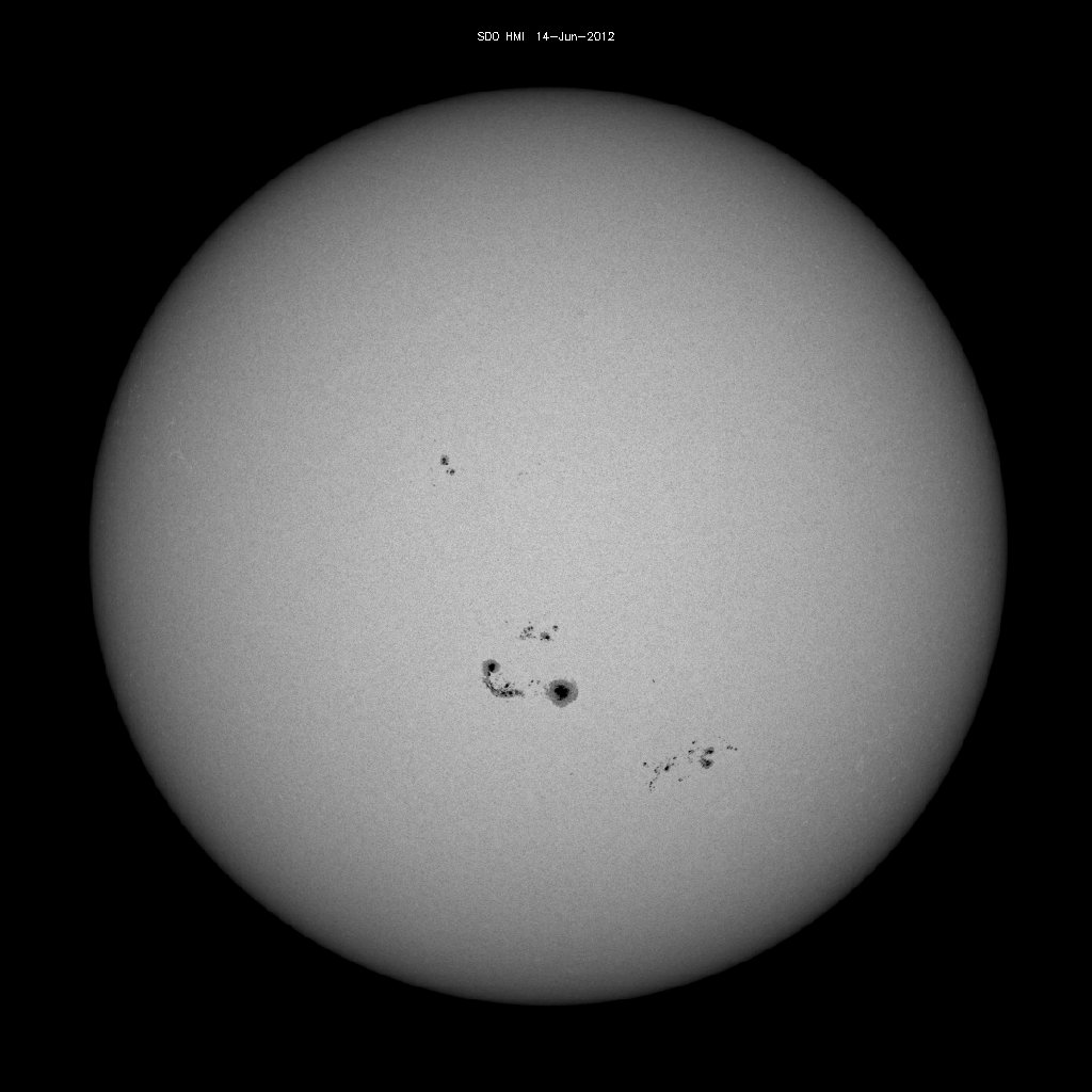 Sunspot regions