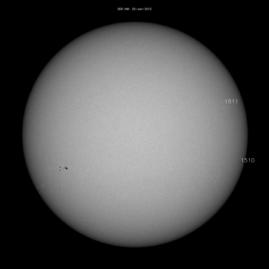 Sunspot regions