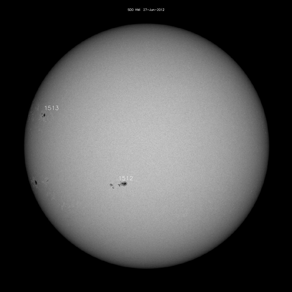 Sunspot regions