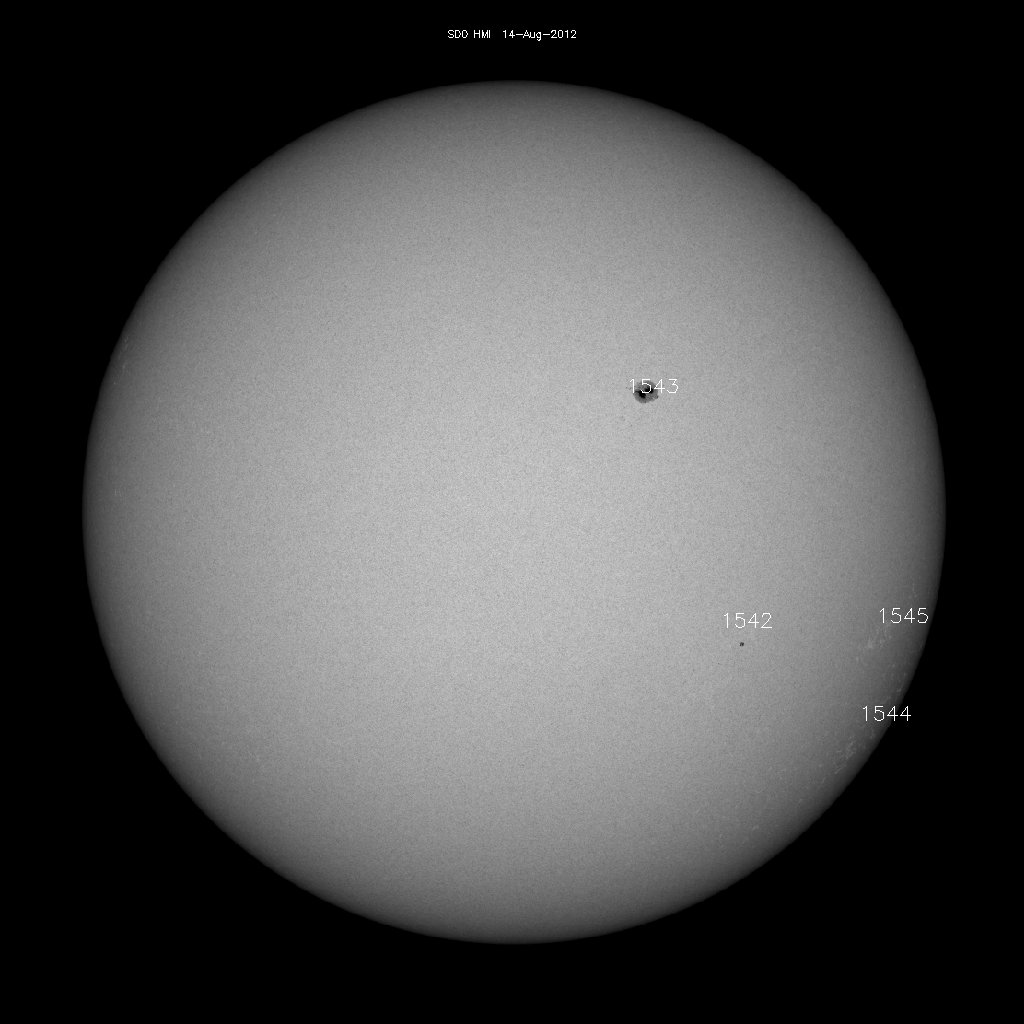 Sunspot regions