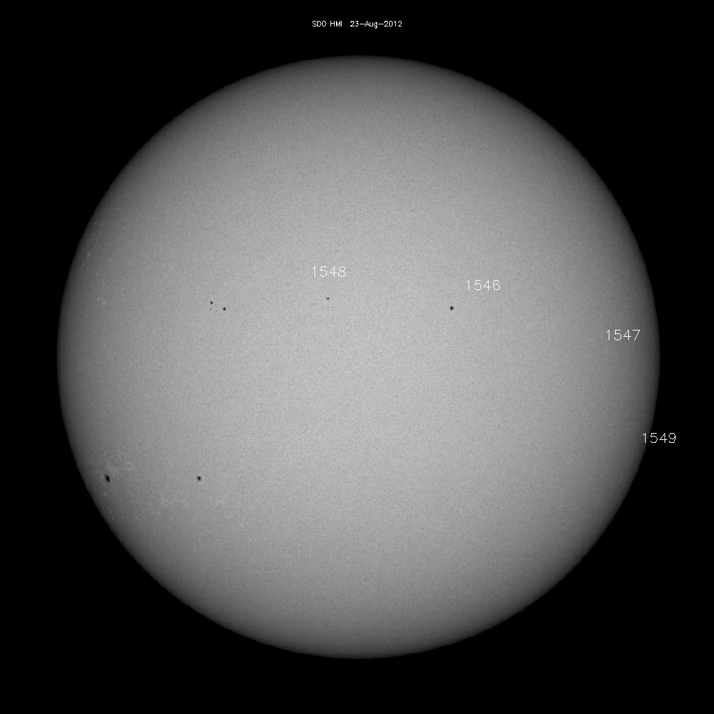 Sunspot regions