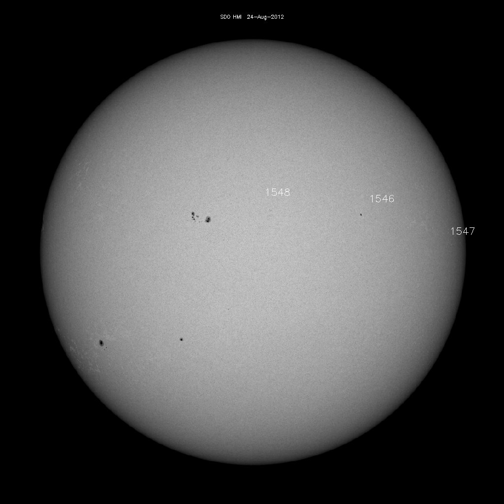 Sunspot regions