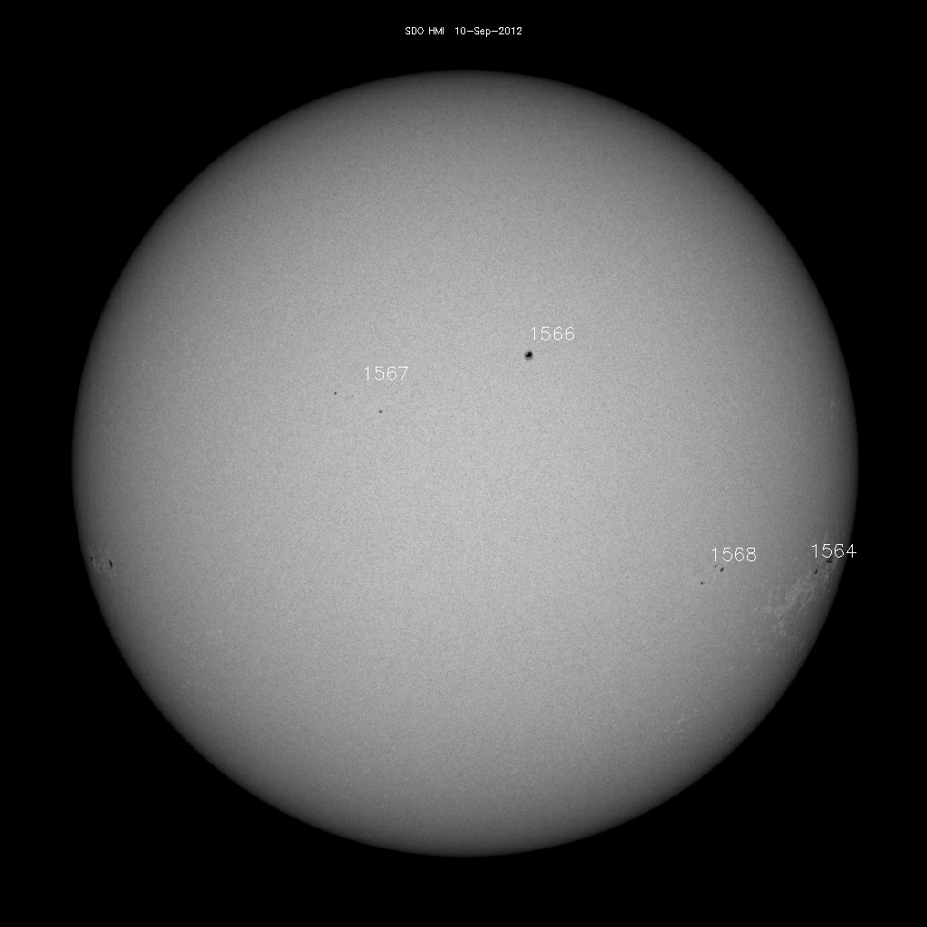 Sunspot regions