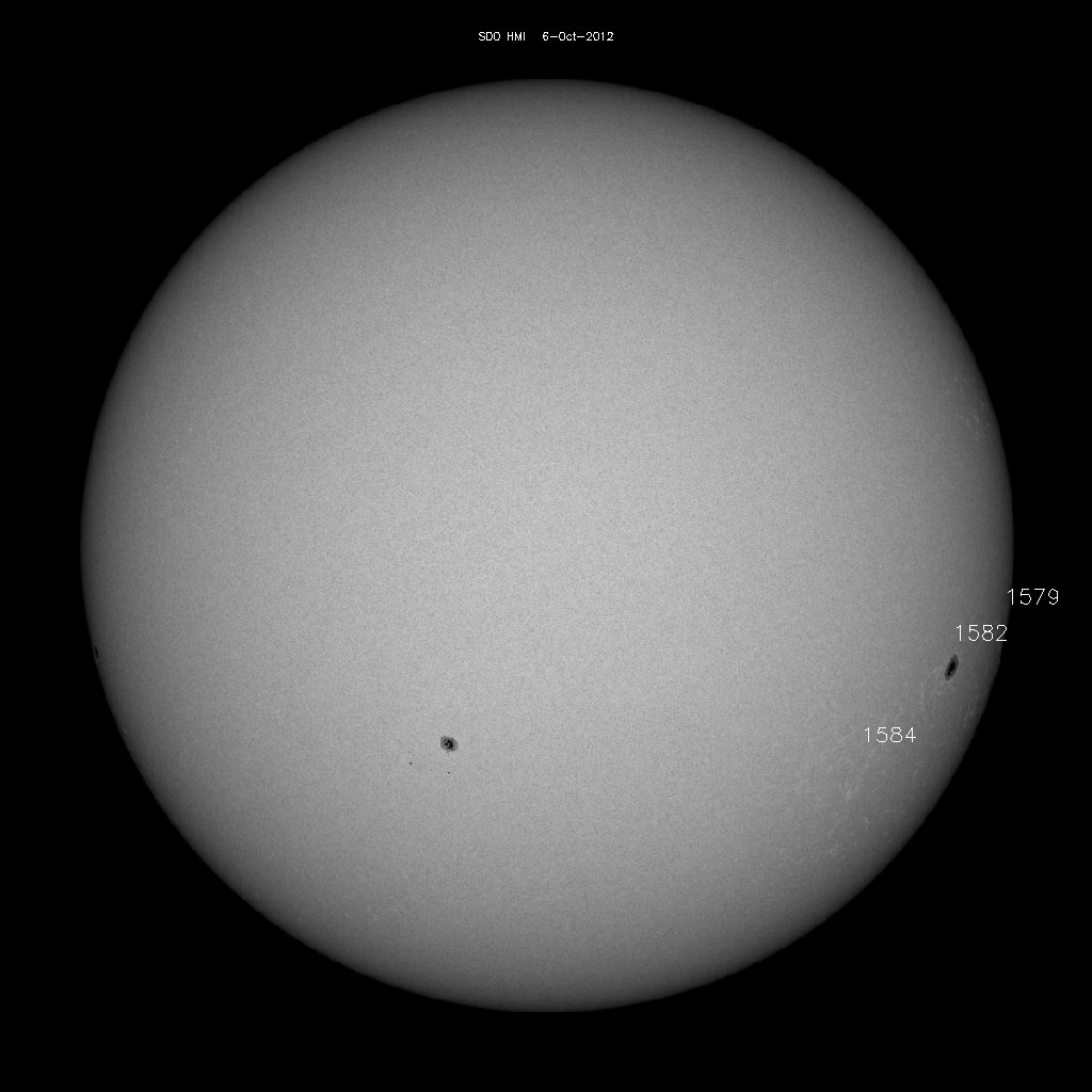 Sunspot regions