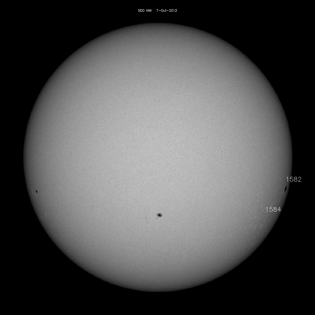 Sunspot regions