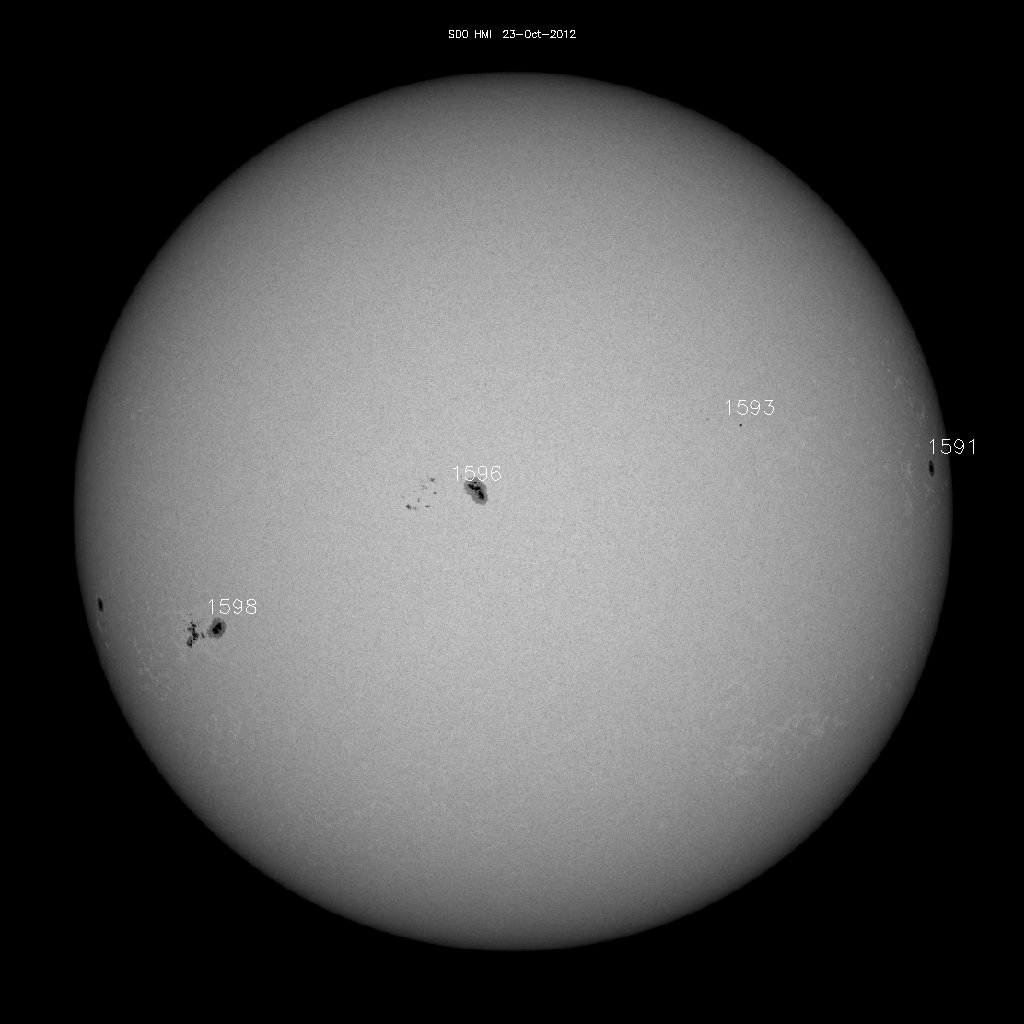 Sunspot regions