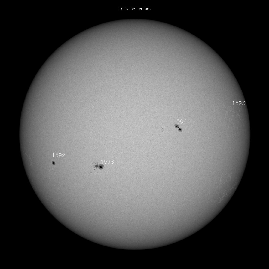 Sunspot regions