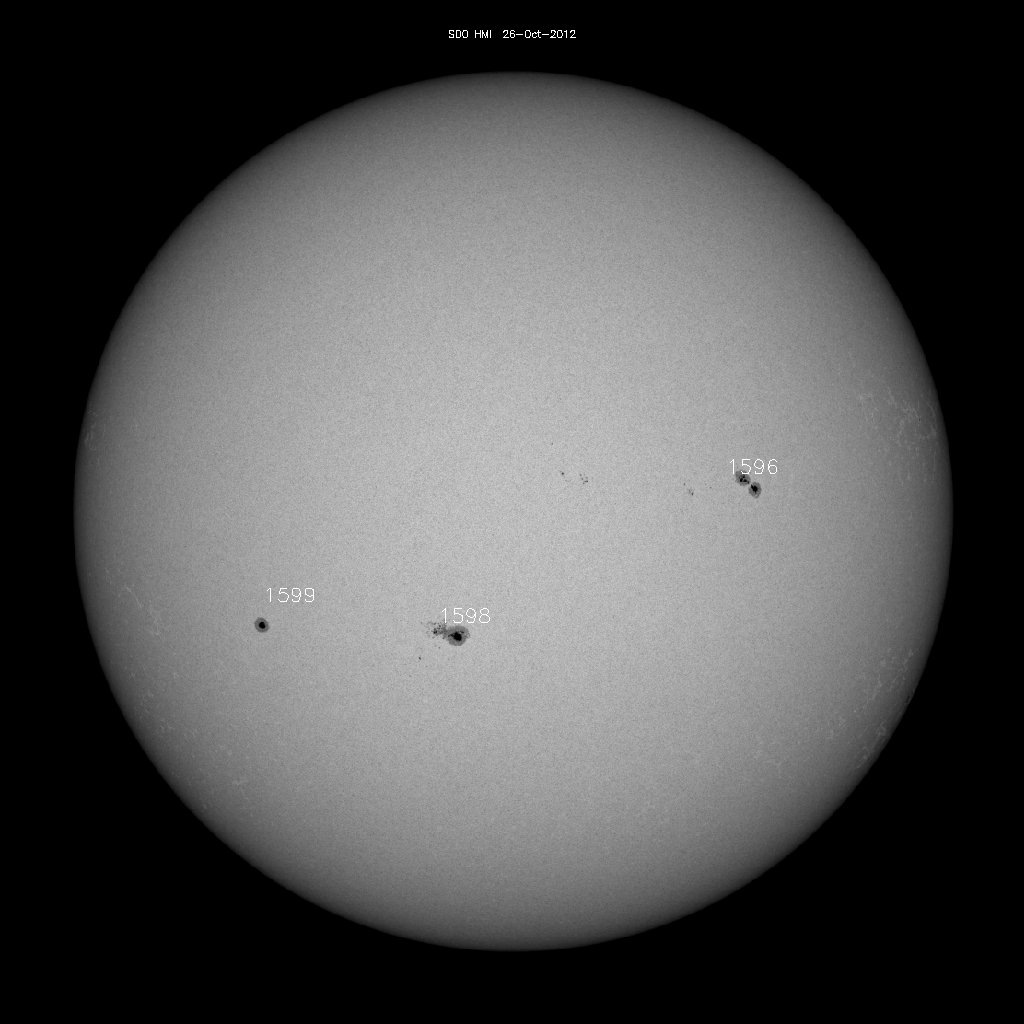 Sunspot regions