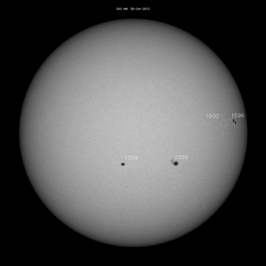 Sunspot regions