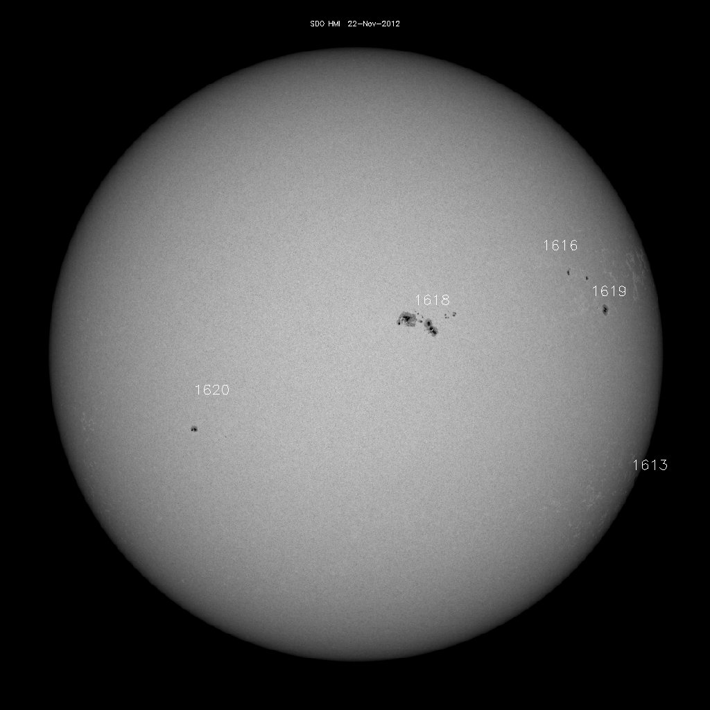 Sunspot regions