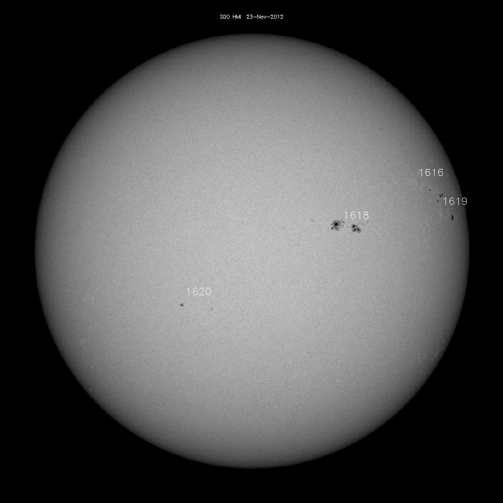 Sunspot regions