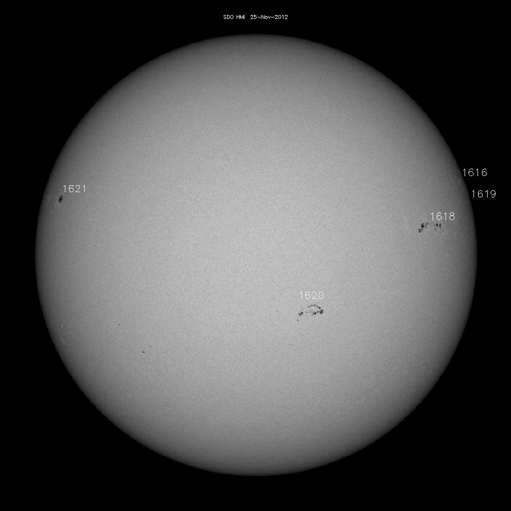 Sunspot regions