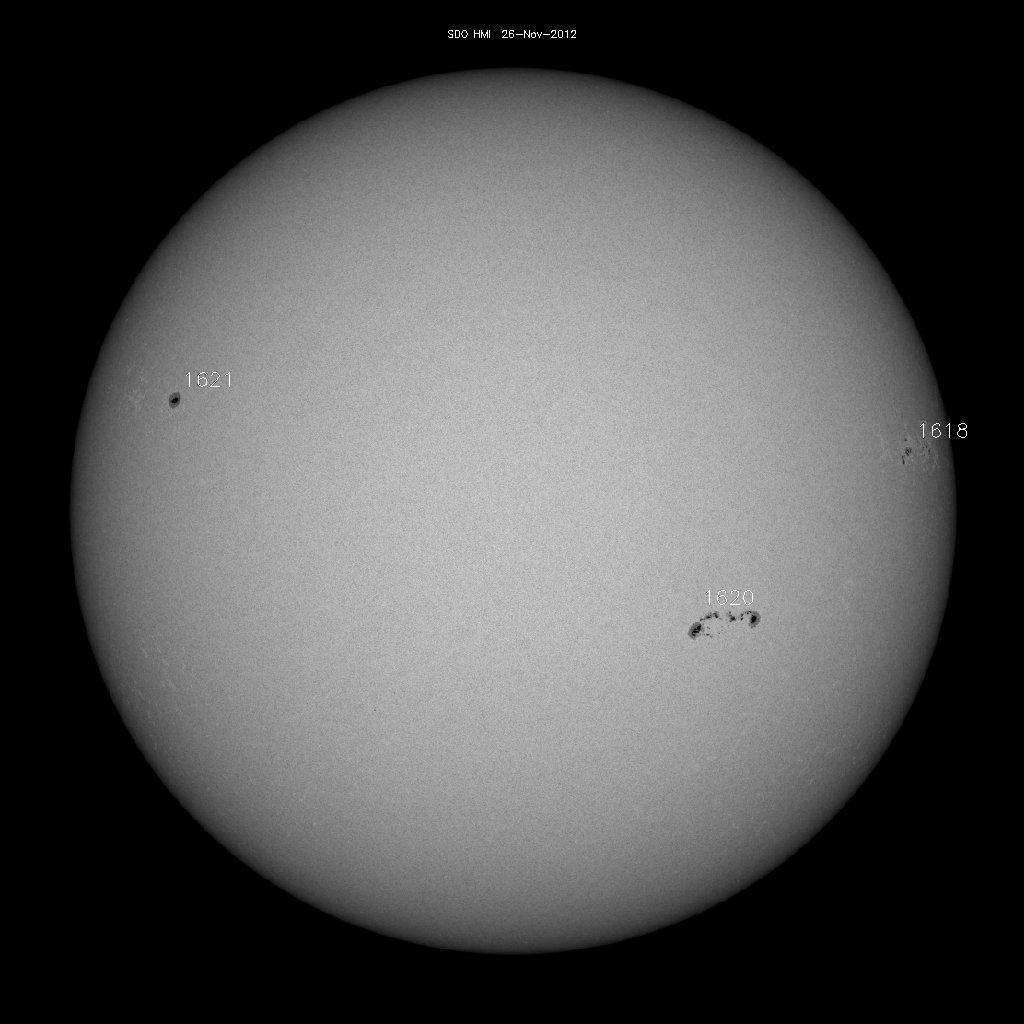 Sunspot regions