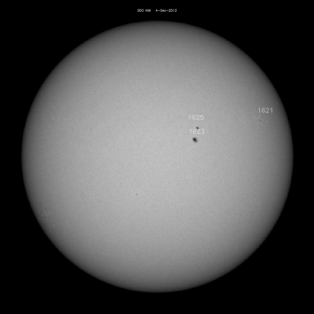 Sunspot regions