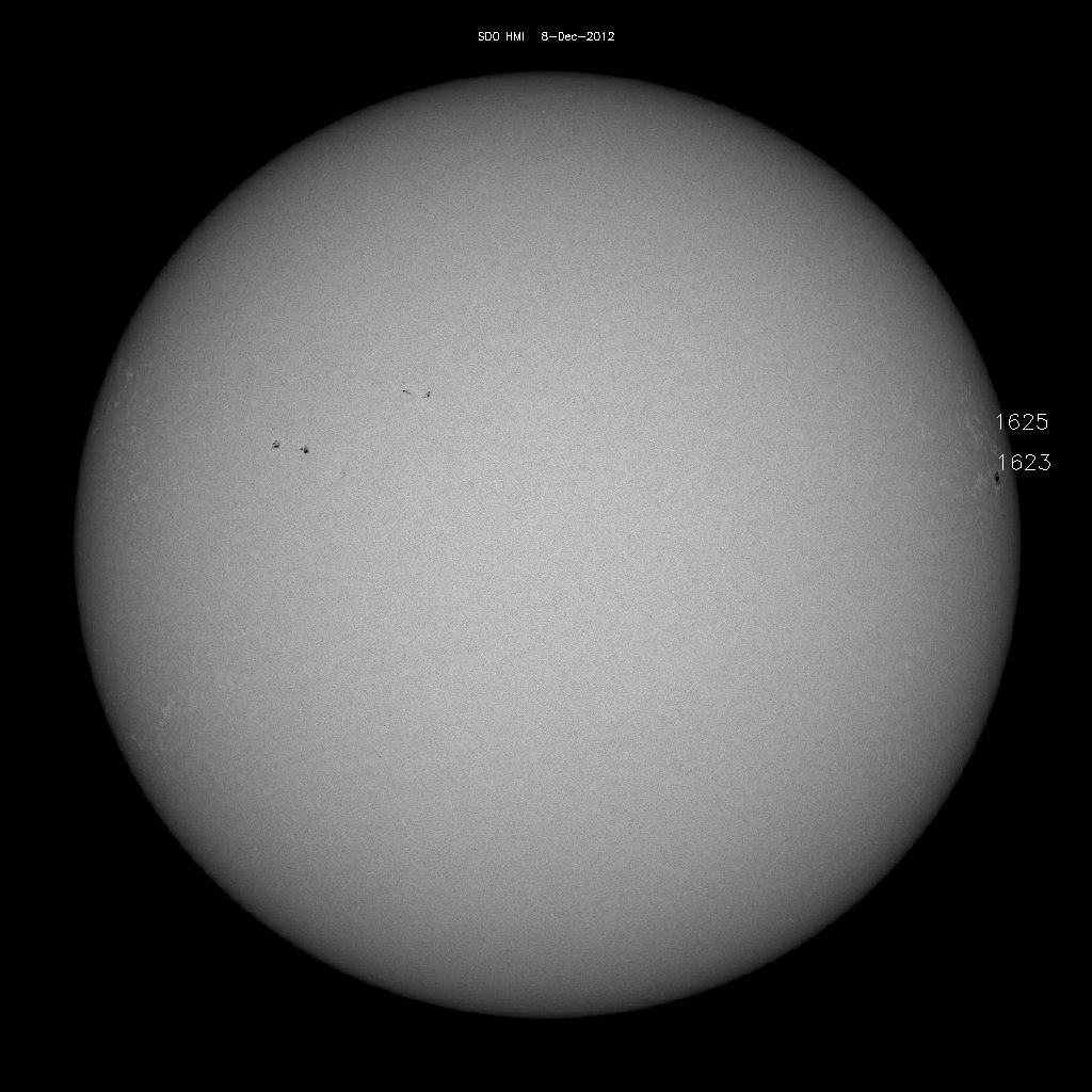 Sunspot regions