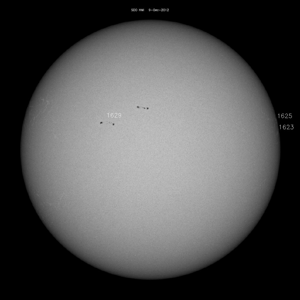 Sunspot regions