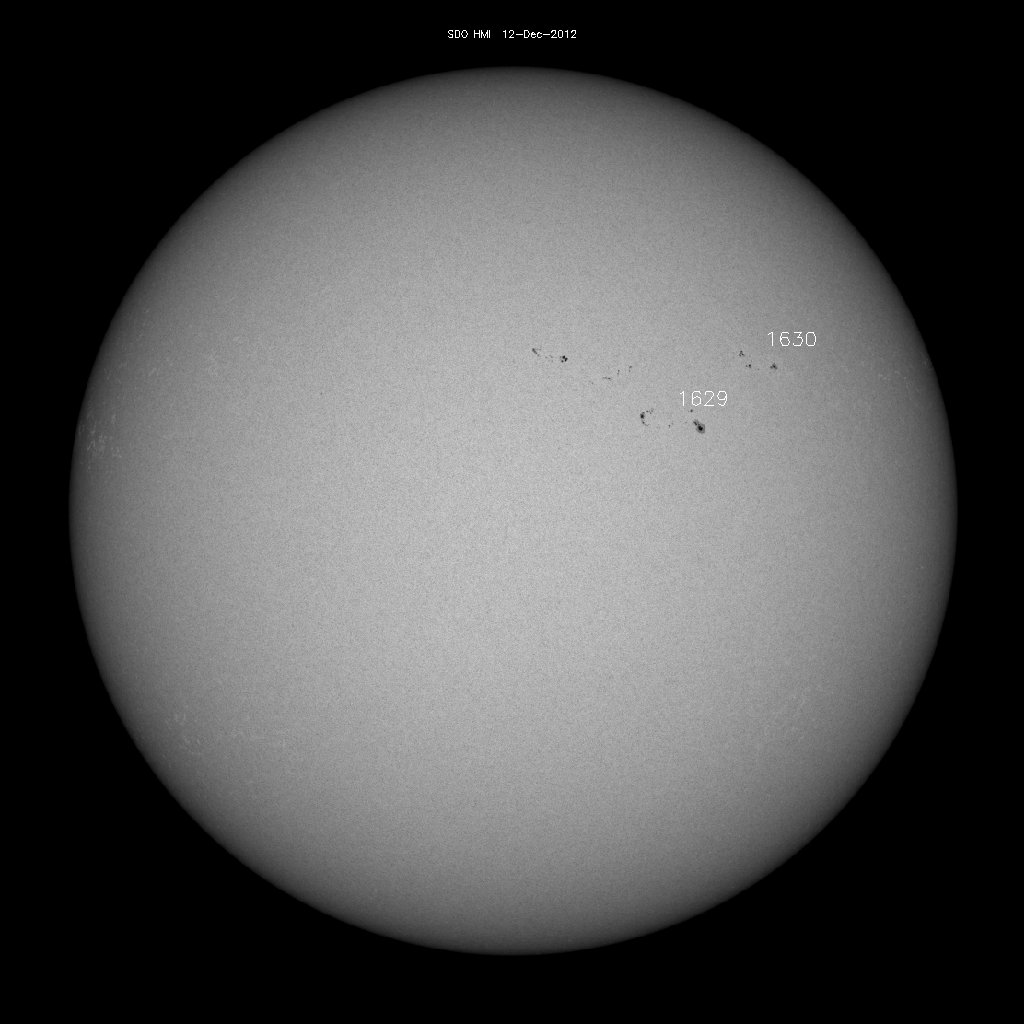 Sunspot regions