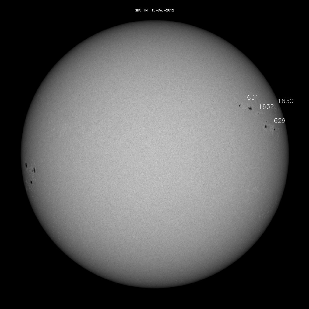 Sunspot regions