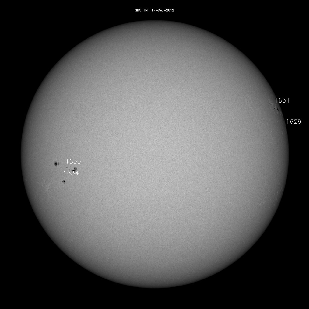 Sunspot regions