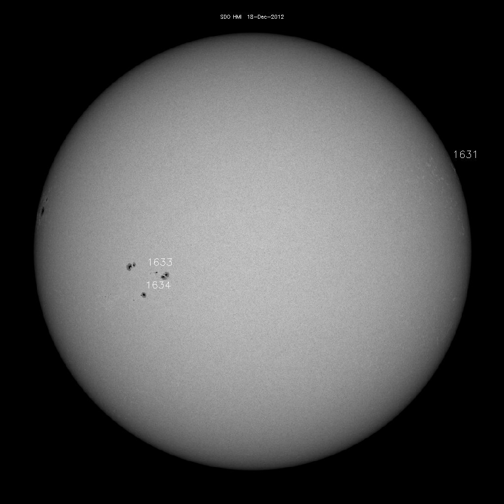 Sunspot regions