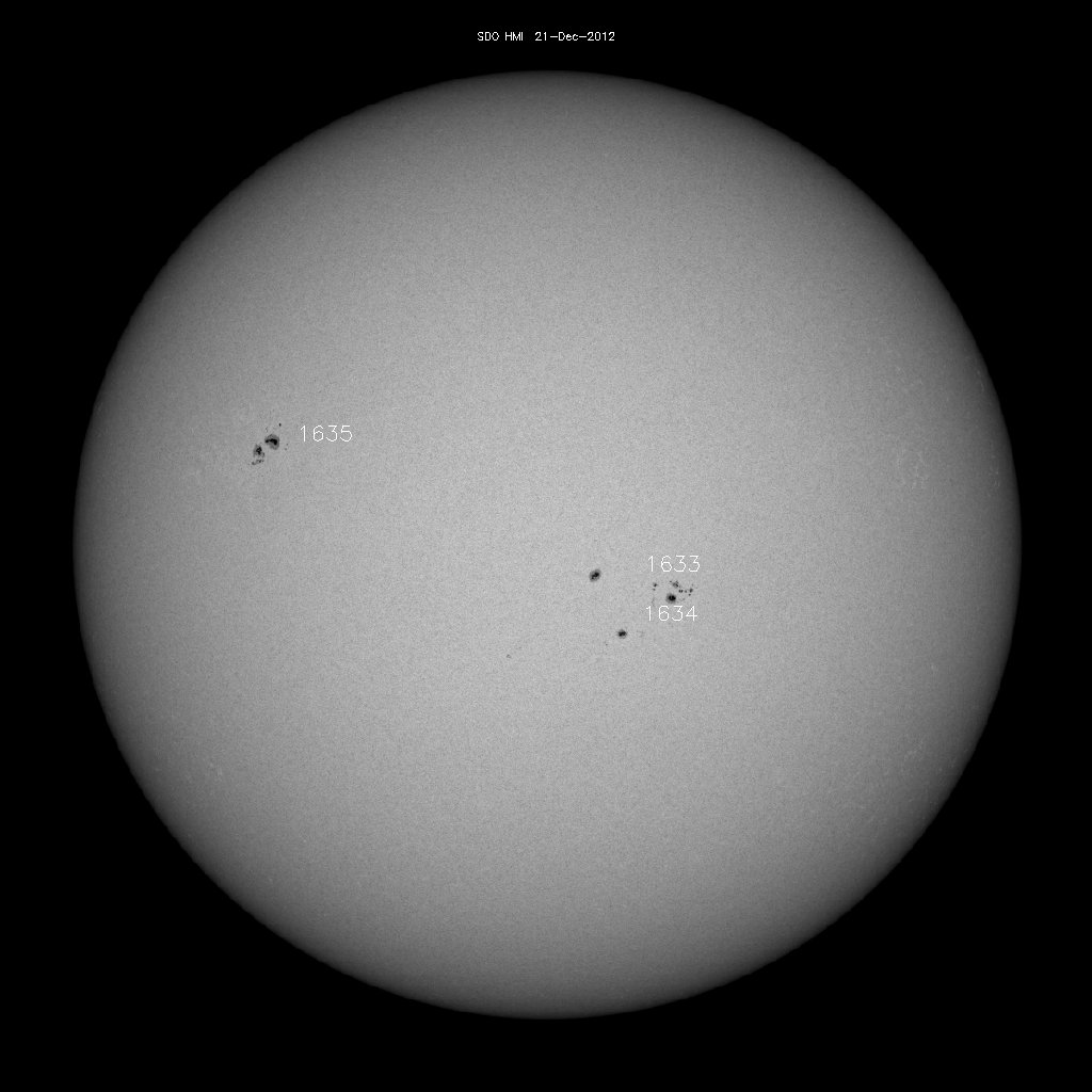 Sunspot regions