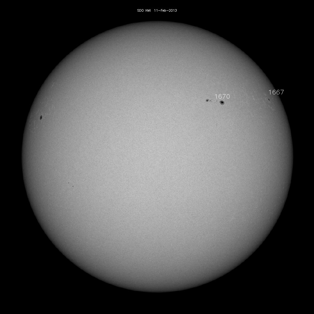 Sunspot regions